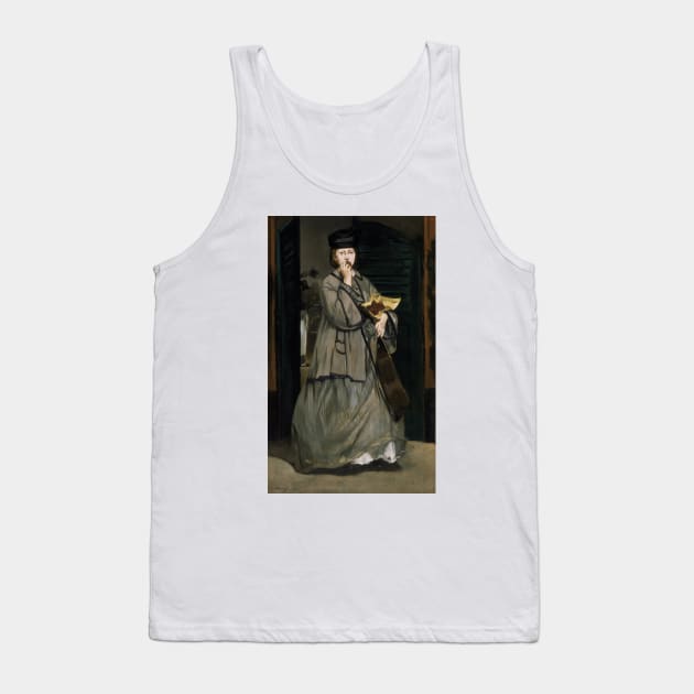 Street Singer by Edouard Manet Tank Top by Classic Art Stall